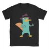 Unisex Agent Perry the Platypus T Shirts Cotton Clothes Funny Short Sleeve Round Collar Tee Shirt 4XL 5XL TShirt