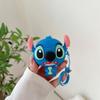 Stitch with dust plug for airpods4 protective case apple 1/2/3 pro2 earphone case female silicone