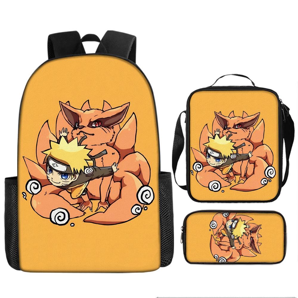 Naruto Large Capacity Backpack Primary School Students 3rd To 6th Grade Junior High School Girls Backpack