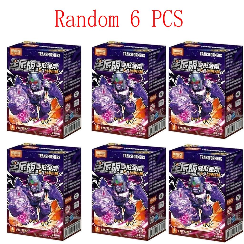 Original Blokees Transformers Defender Version Vol.4 Serie Blind Box Anime Zubehör Bauspielzeug Sammlermodell Lustige Geschenke