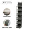 Six Compartments Storage Hanging Bag Wall-mounted Layered Storage Hanging Bag  Bedroom