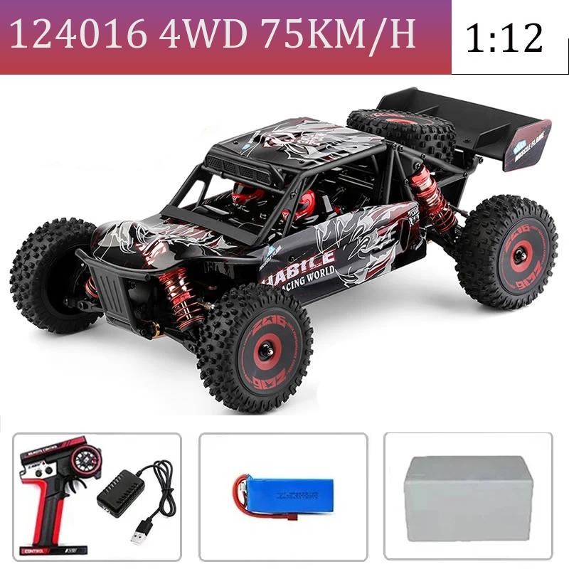 WLtoys144010 4WD Model with A Top Speed of 75 Km/h 1:14 Scale, High-speed Remote-controlled Off-road Drifting Racing Car for Boy