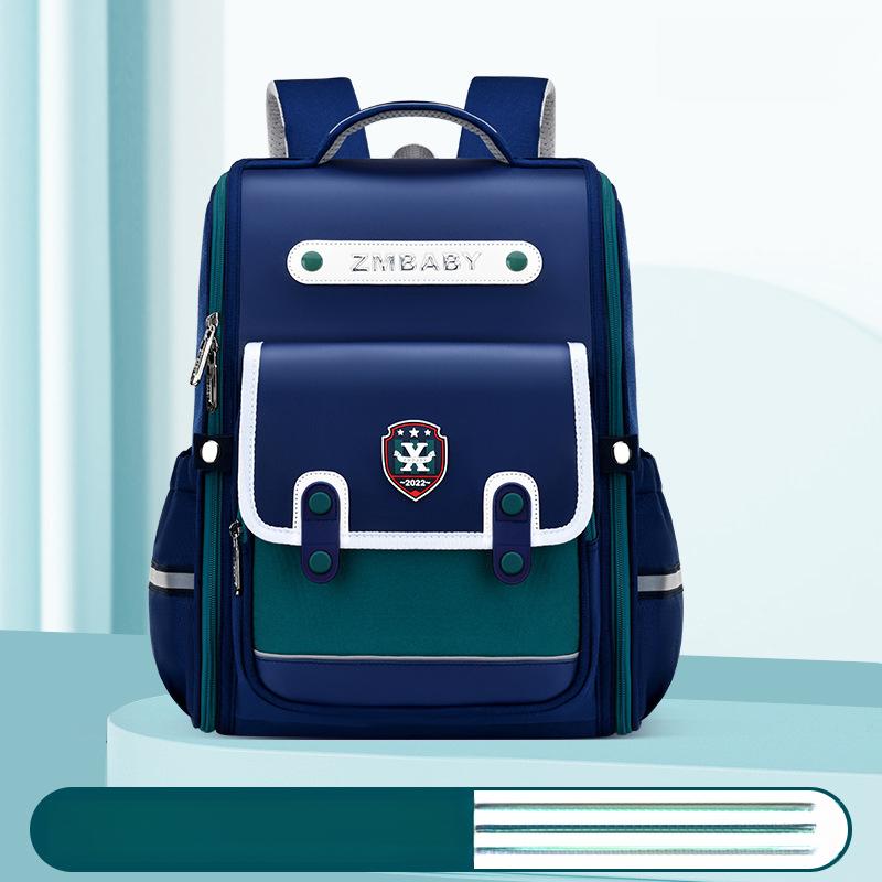 Neuer Grundschulrucksack Britischer Stil Jungenrucksack Leichtgewichtiger Mädchen-Doppelschulterrucksack