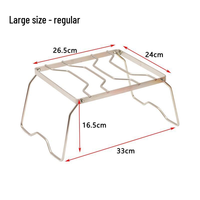 Foldable Outdoor Stainless Steel Stove and Grill Net