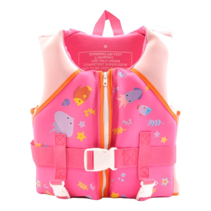 Kids Swimming Vests Buoyance Aid Quick Drying Adjustable Vests Flotation Device Without Sleeves Beach Pool Safety Gear XL