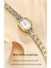 SK Gold Women's Luxury Waterproof Quartz Watch with Steel Band