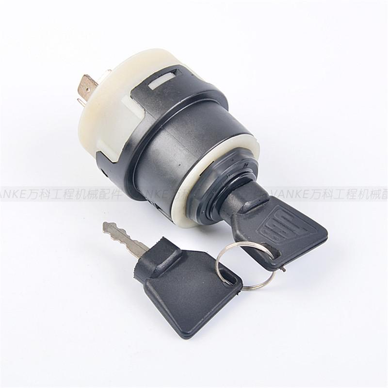 For Excavator Accessories JCB 3XC Key Start Ignition Switch Electric Door Lock Start Switch Ignition