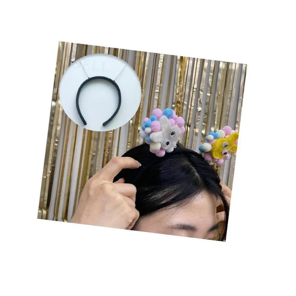 Black spring headband, hair accessory materials, headband materials, hairband production