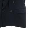 LANVIN 80s 90s Old double tailored jacket 48-45 Navy blazer Men's Used