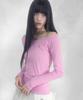 VIVACIOUS Se Stripe Boat-Neck Tee_5Colors
