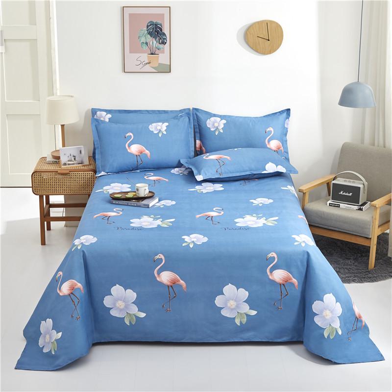 Vícevzorová broušená ložní souprava: Jednoduchý/Dvojitý povlak na přikrývku, prostěradlo a povlak na polštář