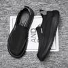 Summer Quality Selection Casual Men Shoe Black Solid Color Soft Sole Comfort Breathable Trend Men Lazy Loafers Zapatillas Hombre