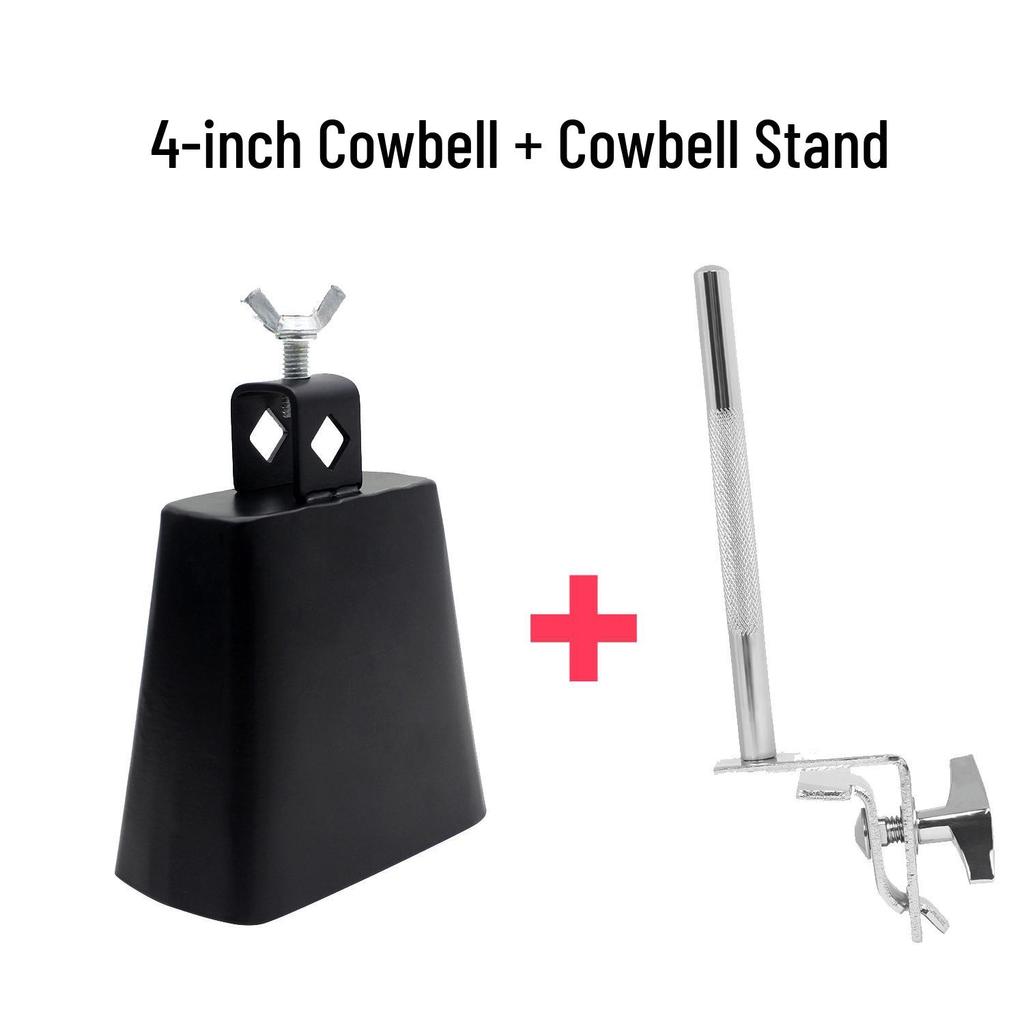 Percussion Metal Cowbell Set - 4" To 8" Drum Kit Accessories