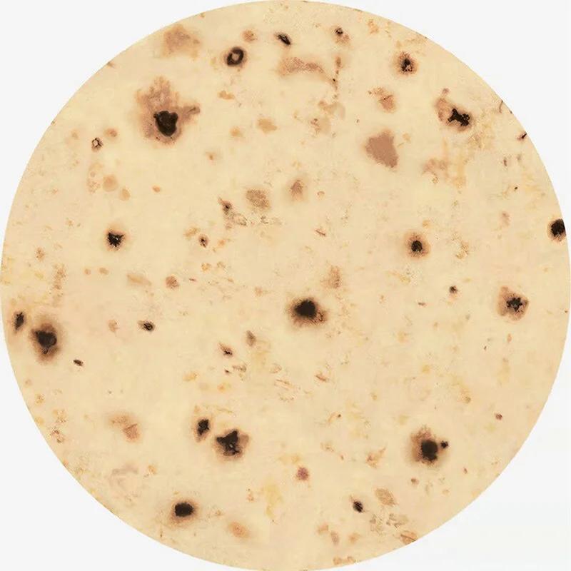 Pătură caldă din fleece coral tortilla pizza mexicană rotundă lavas lână canapea plaid iarnă pufoasă pluș pătură mare