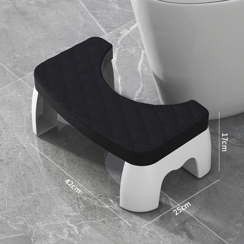 Bathroom Non-slip Stool Toilet Stool Thickened Home Toilet Stool For Children Elders And Pregnant Woman Toilet Plastic Footrests