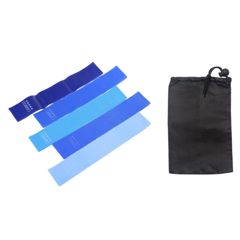 5Pcs Resistance Band Hip Band Hip Band for Legs Butt Stretching Exercise Band Heavy Resistance Rings Nonslip Circles Hip