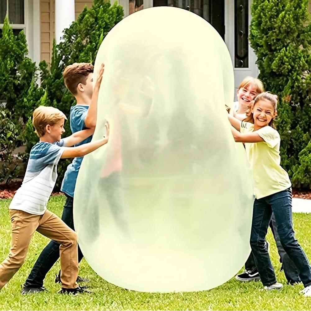 Children Outdoor Soft Air Water Filled Transparent Bubble Ball Inflating Balloon Toy Fun Party Game Great Kids Gifts