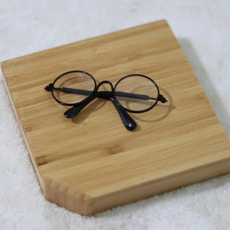 Cat Eye-wear Photos Props Accessories Cosplay Glasses Clear Lens Round Funny Clear Lens Round Glass Gift for Pet Puppy