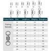 CRAZY SHARK 20pcs Ball Bearing High Strength Stainless Steel Lure Corrosion for Saltwater Stream and Swivels, Swivels, Swivels, Resistant, Fishing,