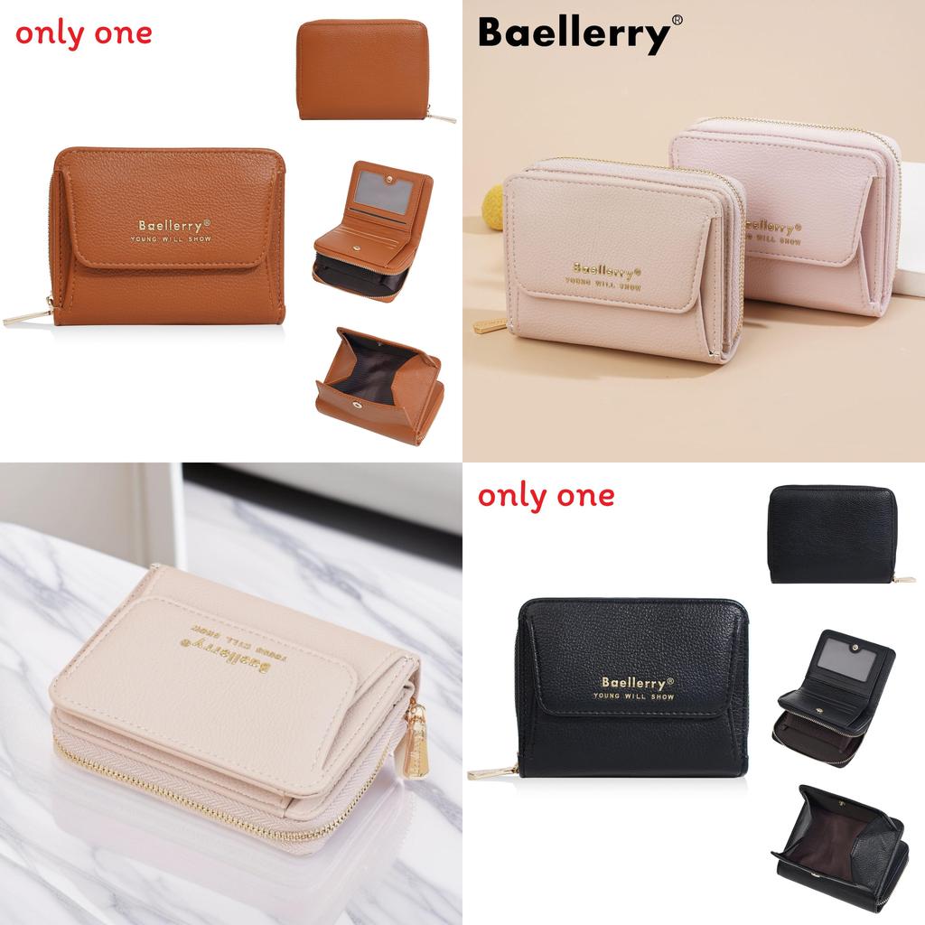 Fashionable And Minimalist Short Wallet With Letter Printing Design For Daily Use And Wearresistant Durability
