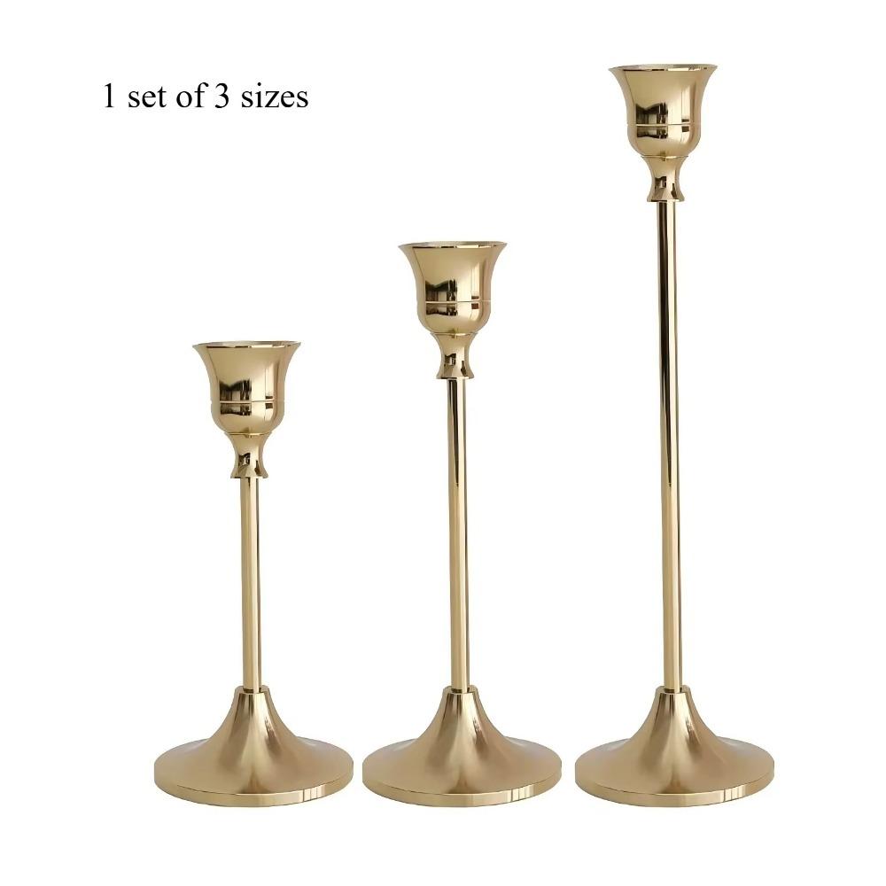 1/3pcs Home and Hotel Decoration Candlestick Holder Candle Stand  Suitable for Wedding Anniversary
