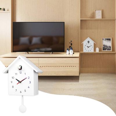 Silent Wall Clock High Accuracy Simple Installation Minimalist Birdhouse Modern Design Decorative Hanging Clock