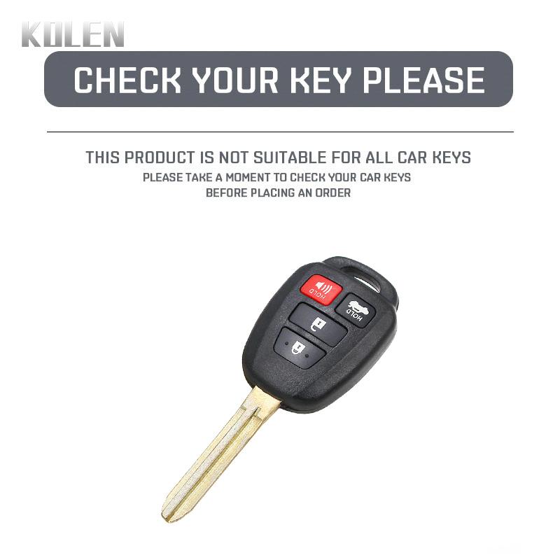 Neue TPU Autoschlüsselhülle Schale Für Toyota Prius Corolla Yaris Avensis Camry RAV4 4 Tasten 2012 2013 2014 2015 2016 2017 2018