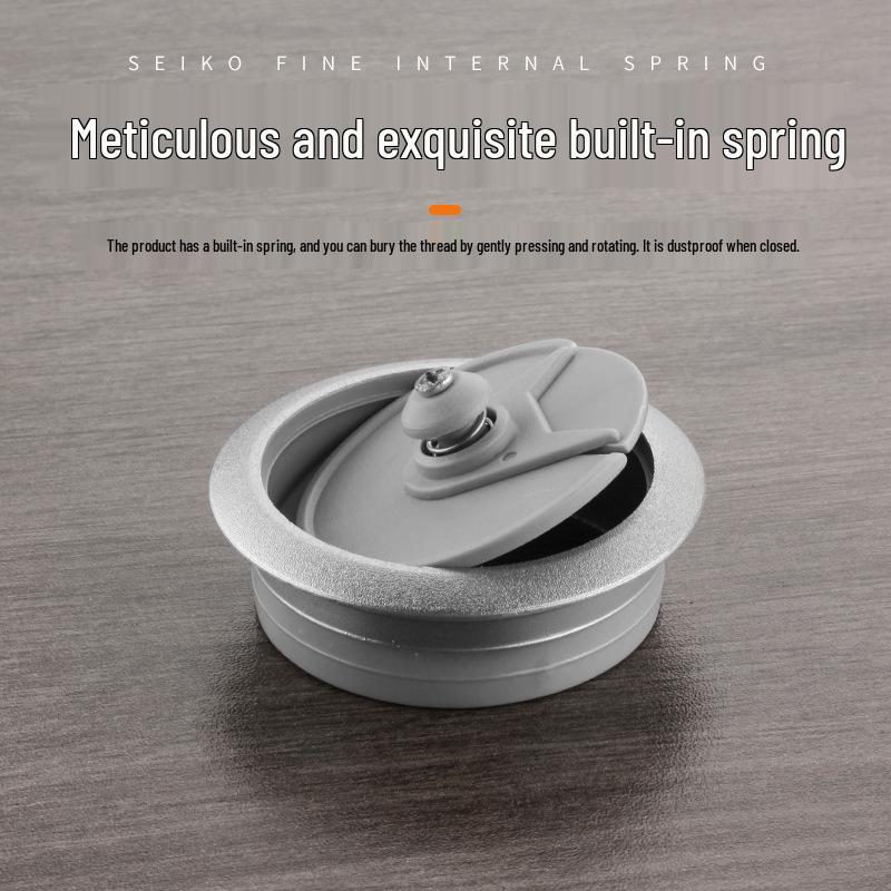 Round Desk Cable Management Grommet Cover