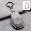 Leather Car Key Case Cover for Leapmotor T03 S01 C11 for 2025 Leapmotor C01 T03 S01 C11 Leap Motor Holder Key Fob Keychain