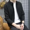 Autumn Cardigan Korean Style Sweater Men's Tops Jacket New Men's Trendy Slim Sweater Trendy One