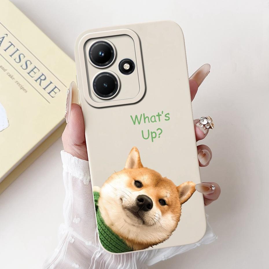 Lens Protective Cover For Infinix Hot 30i 30 Hot30 Play NFC Cute Printed Soft Silicon Phone Case For Infinix Hot30i 30 30Play 4G