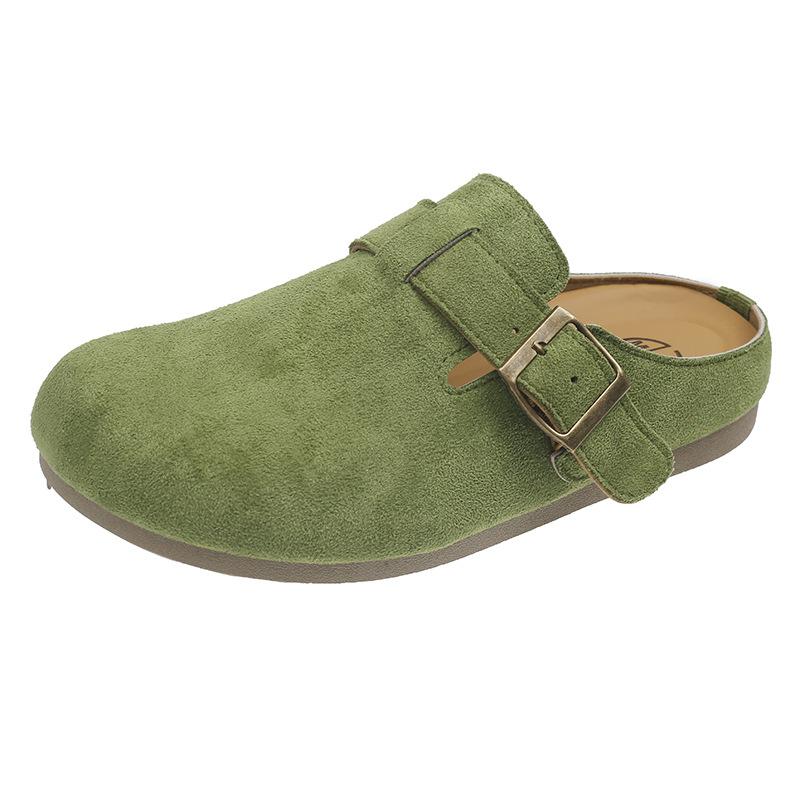 

2025 spring and summer new foreign trade outer wear flat-bottomed slippers casual versatile non-slip lazy Birken fashion foreign trade 35