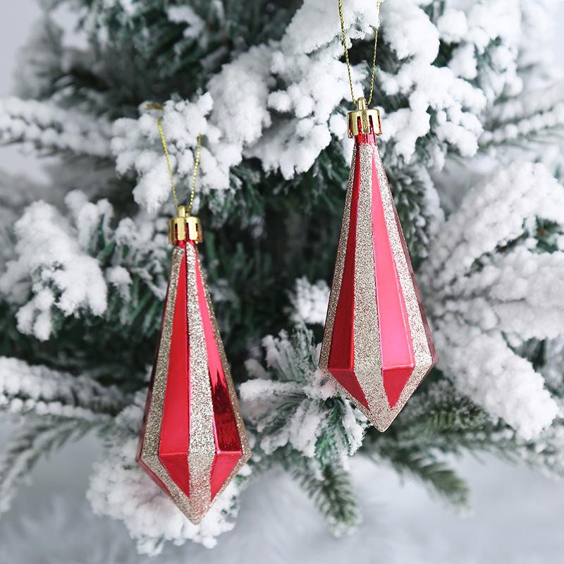 2pcs/set Christmas Tree Hanging Ornament Red White Candy Cane Pendant Navidad Home Xmas Gifts New Year Christmas Decor 2025