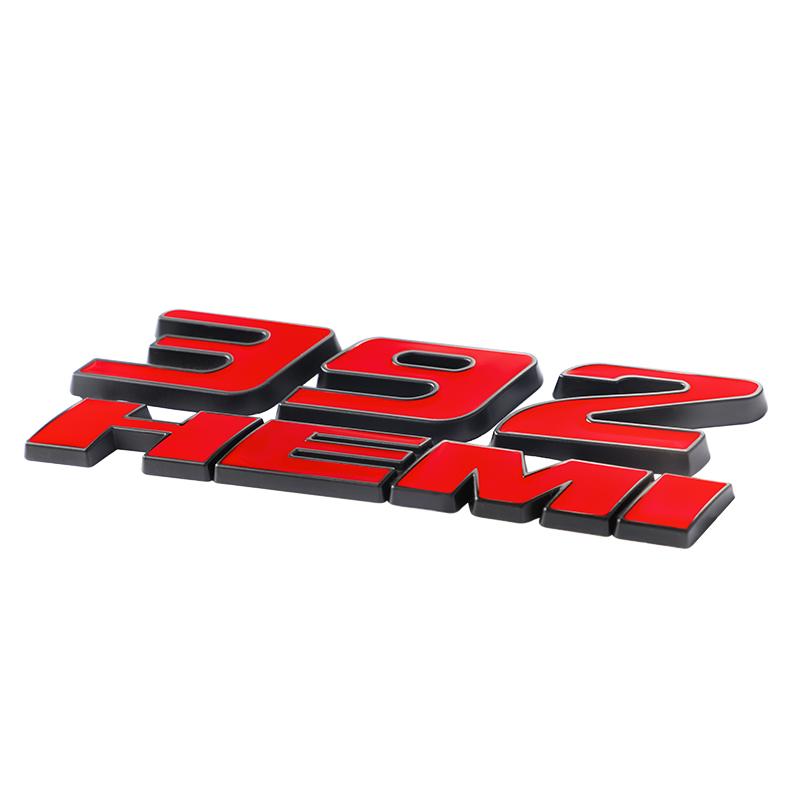 1 buc Autocolante Metalice 3D Portbagaj Mașină Emblema 345 392 HEMI Insignă Pentru Dodge Challenger Ram Charger Caliber Journey Caravan Chrysler Dart