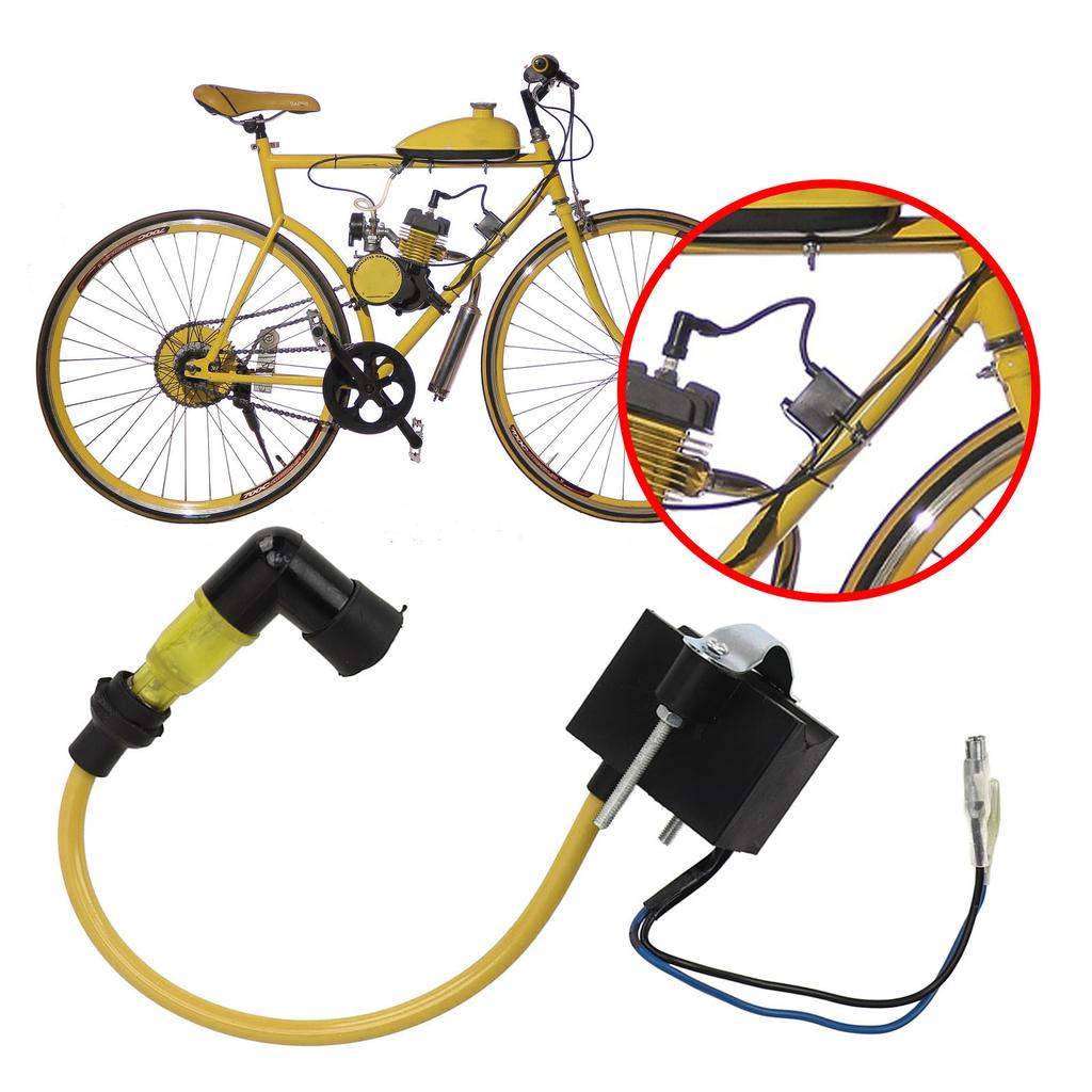 Ignition Coil High Performance Ignition Module for 49 50 60 66 70 80 2 Stroke Engine Motorized