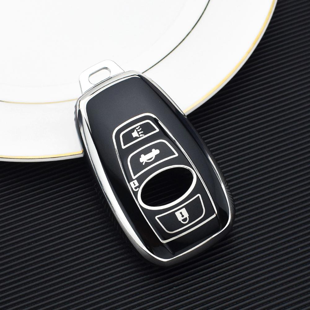 4 Buttons TPU Shell Fob Holder For Subaru Ascent Crosstrek XV BRZ Forester Impreza Legacy Outback Car Smart Key Cover Case