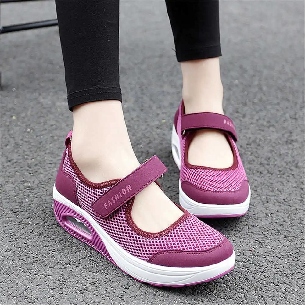 Size 36 Big Sole Women Tennis Shoes 2024 Flats Sneakers Womens 2024 Purple Trainers Sport New Year's Wholesale To Resell