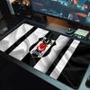 Besiktas Gymnastics Club Large Size Mouse Pad Large Gaming Table Cushion Non-slip Laptop Tablet Big Mousepad XXL Mat Mini PC Playmat With Lock Edge