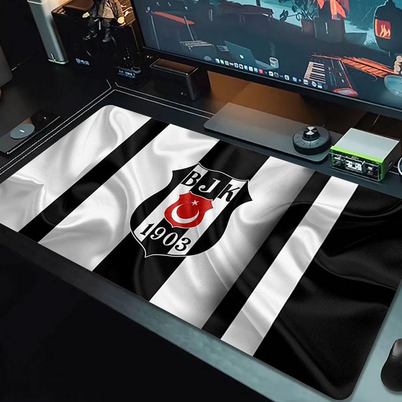 Besiktas Gymnastics Club Large Size Mouse Pad Large Gaming Table Cushion Non-slip Laptop Tablet Big Mousepad XXL Mat Mini PC Playmat With Lock Edge