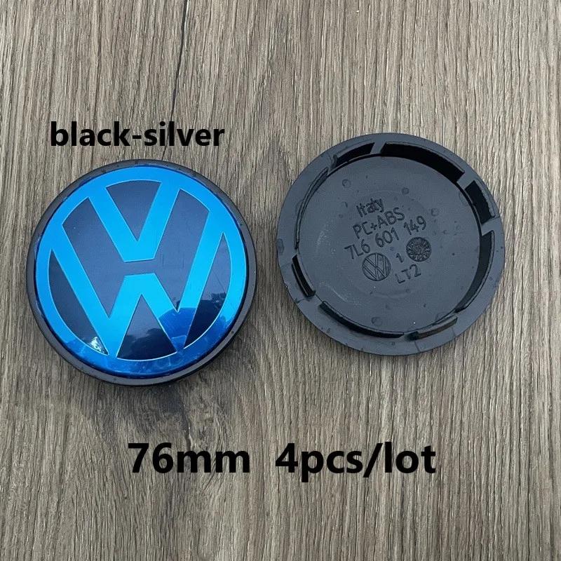 For VOLKSWAGEN 4pcs 56/65/70/76mm Wheel Center Hub Caps For Volkswagen PASSAT LAVIDA Sagitar BORA JETTA GOLF POLO Lamando T-Cros CWR1