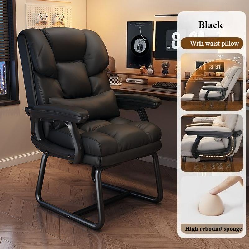 Comfortable Reclinable Cadeira De EscritóRio Long-Sitting Without Fatigue Ergonomic Chairs Home-Use Backrest Gaming Chair