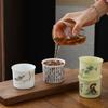 Ceramic Straight Sheep Fat Jade Lard White Tea Japanese Style Kung Fu Home Use Master Large Personal Single Cup