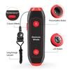 Electronic Whistle Crisp Sound High Decibel Compact Size Lanyard Design with LED Light Battery-operated Camping Electronic Whistle Outdoor Emergency