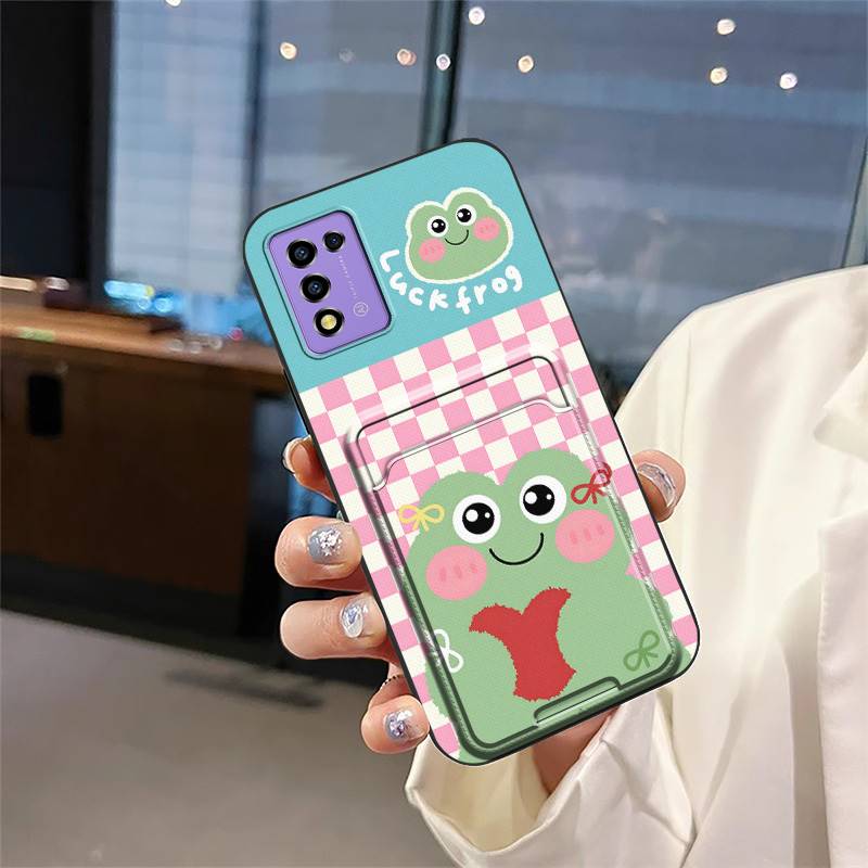 Fashion Design Cartoon Phone Case For ZTE Libero 5G iii/A202ZT Protective Shockproof Card Sleeve Cover Anti-dust Cute