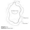Niche Simple Double-Layer Stacked Blades With Stainless Steel Temperament Versatile And Non-Fading Collarbone Chain
