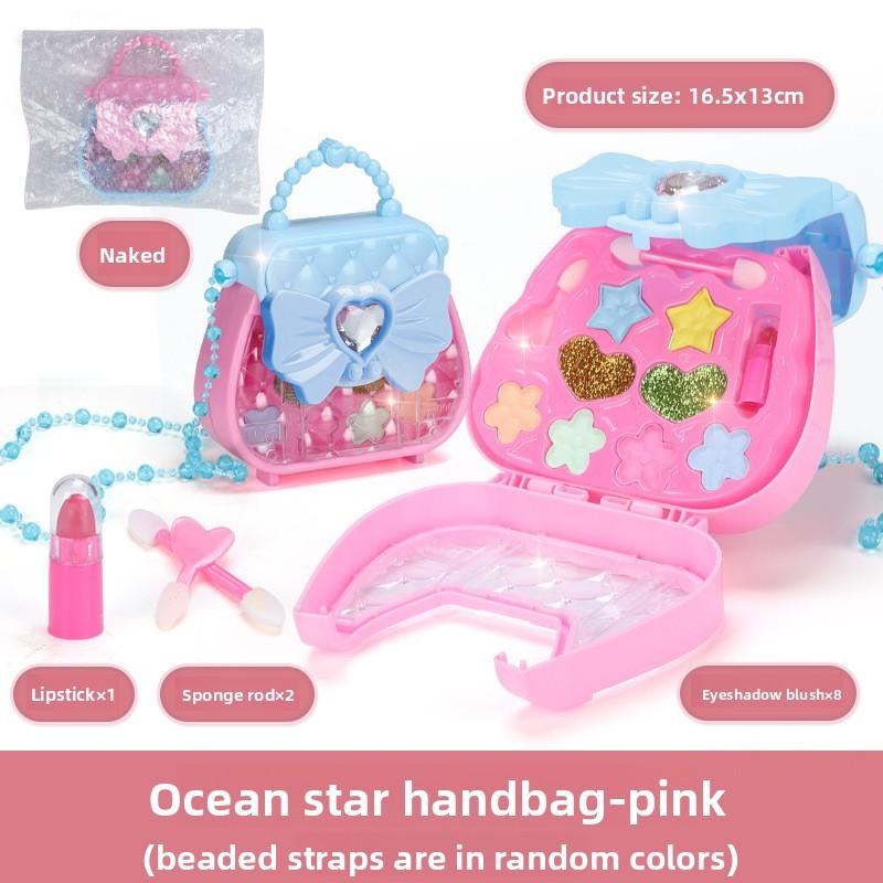 Safe Girls Simulation Makeup Palette Toy Table Dress Cosmetics Box Set Gift