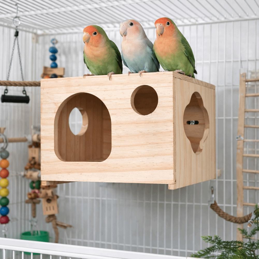 Large Space Parrot Breeding Box Breathable Parrot Mating Box Creative Bird Hammock  Hatching Birds