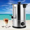 8L Commercial Electric Hot Water Boiler Coffee Urn Stainless Steel Tea Dispenser 30-110C Keep Warm Catering Buffet