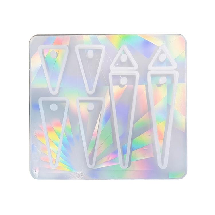 

Holographic Resin Silicone Mold Earring Keychain Pendant Mould Light and Shadow чистый