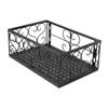 Balcony Flower Pot Stand Thickened Iron Decorative Patio Railing Shelf With Retainers for Windowsill